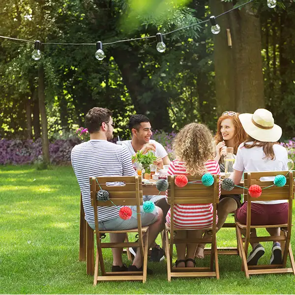 Bite Shield outdoor protection at backyard