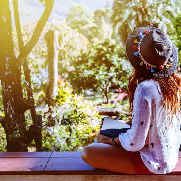 Bite Shield outdoor protection at garden